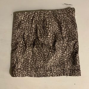 Free People Leopard Skirt